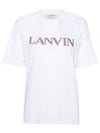 Short Sleeve T Shirt RWTS0022J20701 White - LANVIN - BALAAN 1