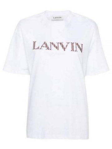 Short Sleeve T Shirt RWTS0022J20701 White - LANVIN - BALAAN 1