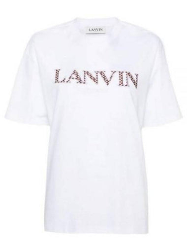 Short Sleeve T Shirt RWTS0022J20701 White - LANVIN - BALAAN 1