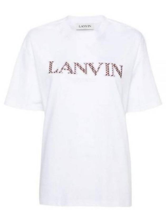 Short Sleeve T Shirt RWTS0022J207 01 White - LANVIN - BALAAN 1