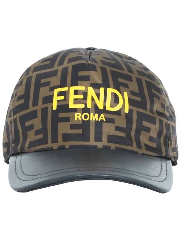 Kids FF Cap Hat Brown - FENDI - BALAAN 4