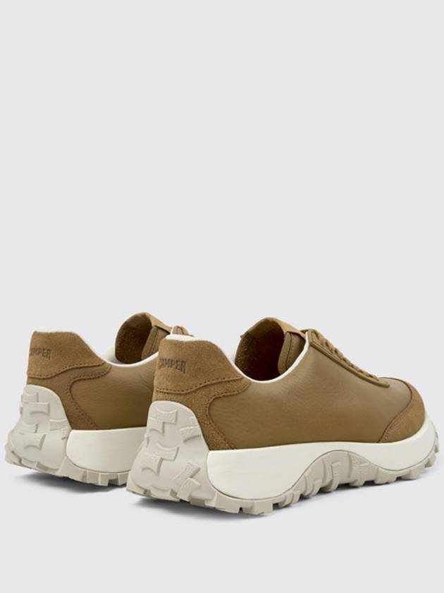 Drift Trail Vibram Leather Textile Low Top Sneakers Brown - CAMPER - BALAAN 4