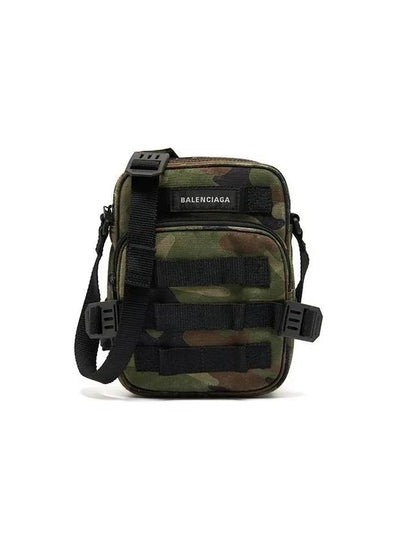 Army Camo Print Crossbody Messenger Bag Dark Green - BALENCIAGA - BALAAN 2