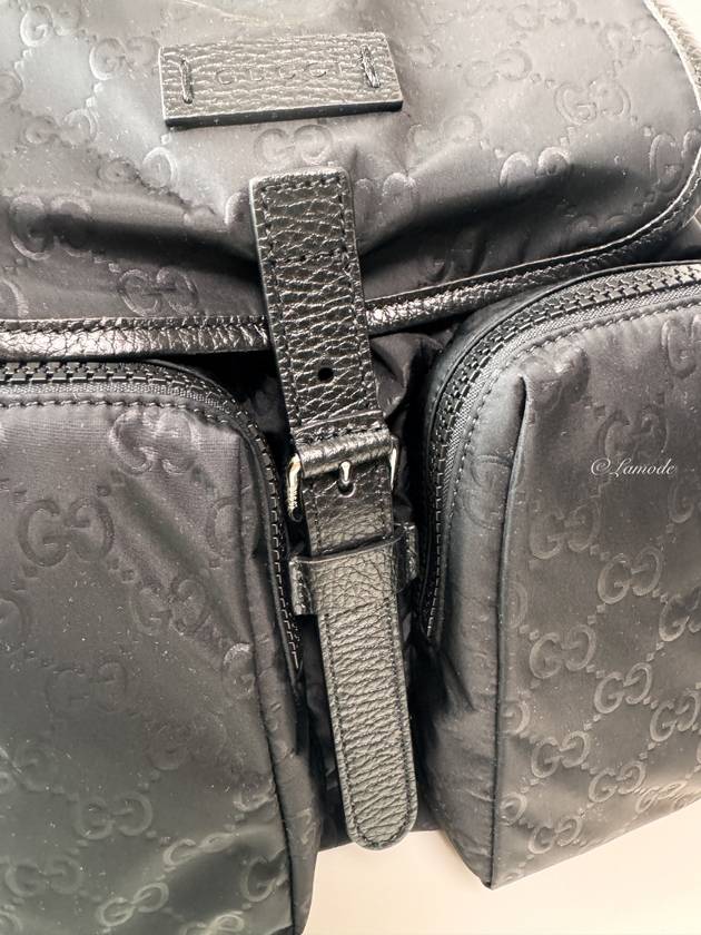 GG Pocket Nylon Backpack BLack - GUCCI - BALAAN 8