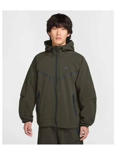 Tech Woven Full Zip Windbreaker Sequoia - NIKE - BALAAN 2