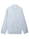 Poplin Long Sleeve Shirt Placid Blue Stripes - TEKLA - BALAAN 1