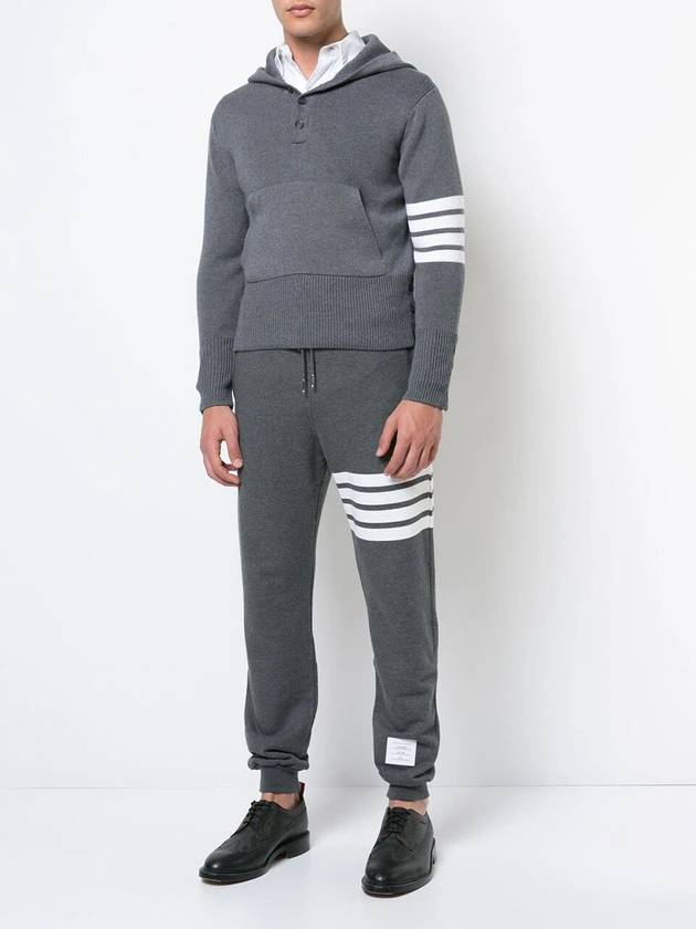 Signature 4 Bar Stripe Track Pants Dark Grey - THOM BROWNE - BALAAN 3