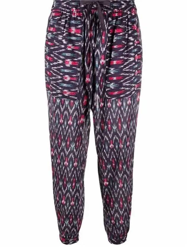 Ragun Crop Pants PA2050 22P034E 30FN - ISABEL MARANT - BALAAN 1