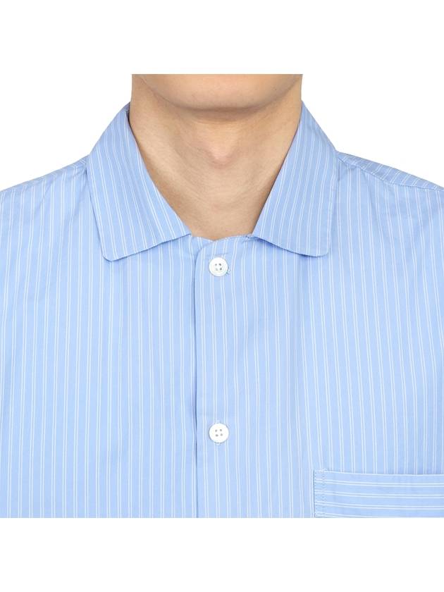 poplin long-sleeved shirt pinstripe - TEKLA - BALAAN 7