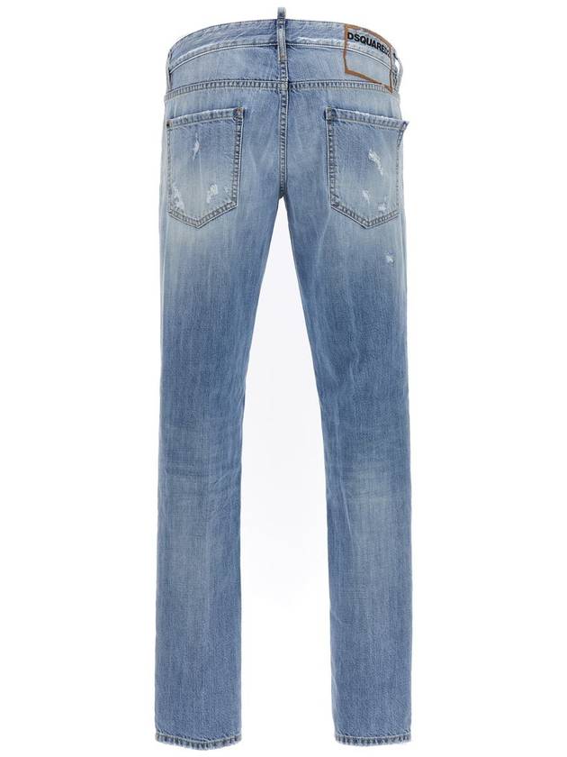 denim straight pants S74LB1321S30309 470 DENIM - DSQUARED2 - BALAAN 3