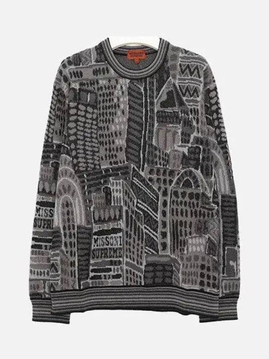 Missoni Collaboration Multicolor Men s Knit FW21SK28 BLK 1039200 - SUPREME - BALAAN 1