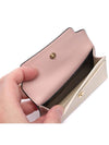 Logo Color Block Saffiano Card Wallet Pink - MARNI - BALAAN 7