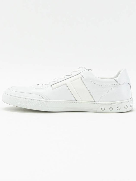 Men s lace up sneakers white shoes XXM0XY0AY40KSIB001 - TOD'S - BALAAN 1