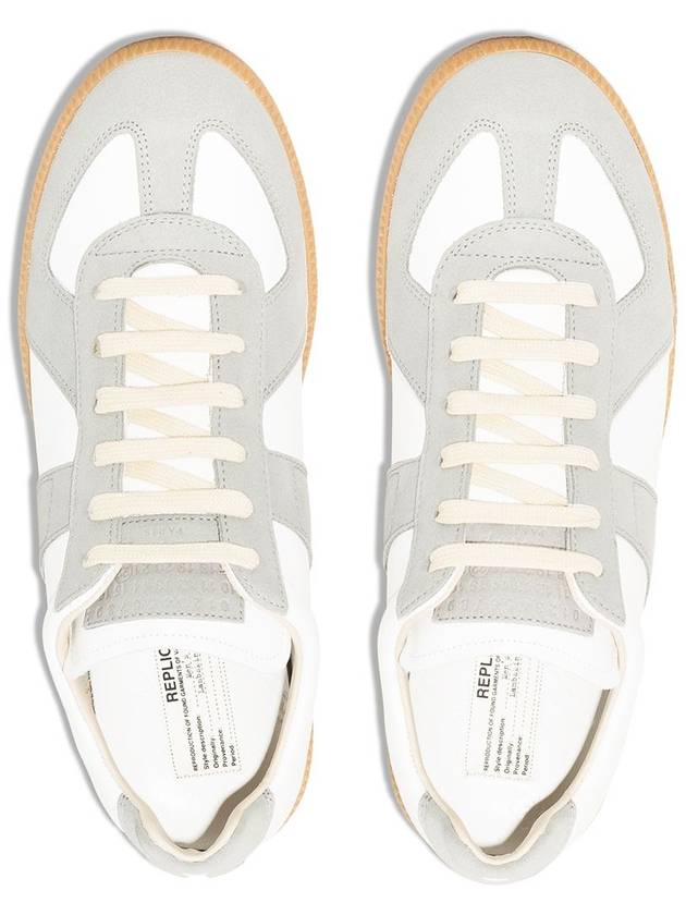 Replica Calfskin Low Top Sneakers White - MAISON MARGIELA - BALAAN 3