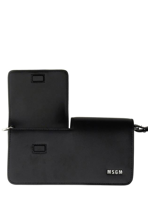 shoulder bag 3641MDZ03 50999 BLACK - MSGM - BALAAN 4