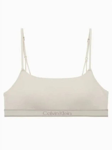 Underwear Women s Tonal Logo Cotton AF Lightly Lined Bralette QF7943ADJB1 - CALVIN KLEIN - BALAAN 1