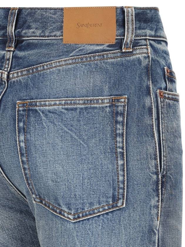 90's Slim Jeans Blue Denim - SAINT LAURENT - BALAAN 4