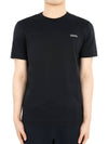 Men s Chest Logo Short Sleeve Black E7360A5 B760 B09 - ERMENEGILDO ZEGNA - BALAAN 1