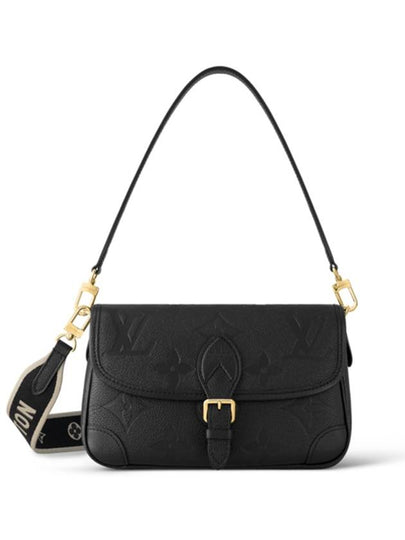 Diane Monogram Leather Shoulder Bag Black - LOUIS VUITTON - BALAAN 2