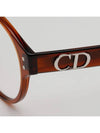 Glasses frame CD3F 2LF Asian fit round horn rim - DIOR - BALAAN 5