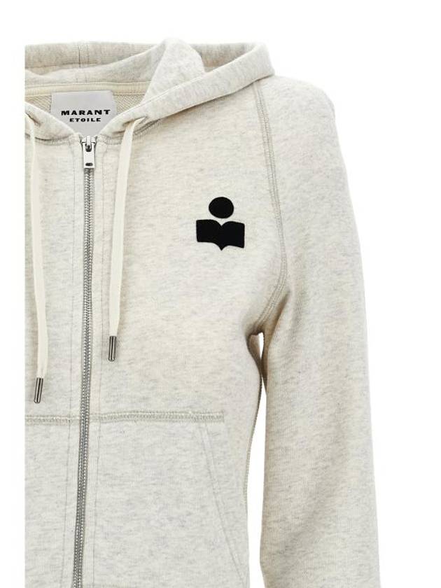 Penny Zip-Up Hoodie Ivory - ISABEL MARANT - BALAAN 4