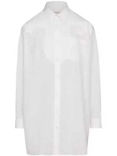 Cotton Poplin Shirt Midi Dress White - MAISON MARGIELA - BALAAN 2