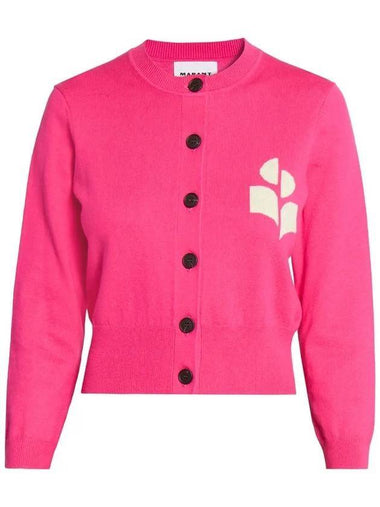 Newton Cotton Cardigan Pink - ISABEL MARANT ETOILE - BALAAN 1