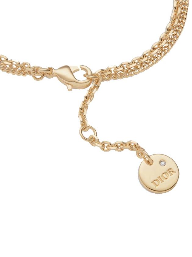 Women's Petite CD Double Bracelet Gold - DIOR - BALAAN 6