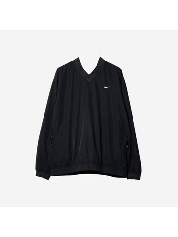 Solo Swoosh Wind Long Sleeve T-Shirt Black - NIKE - BALAAN 1