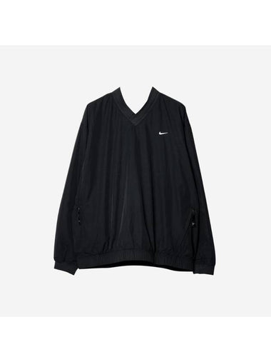 Solo Swoosh Wind Long Sleeve T-Shirt Black - NIKE - BALAAN 1