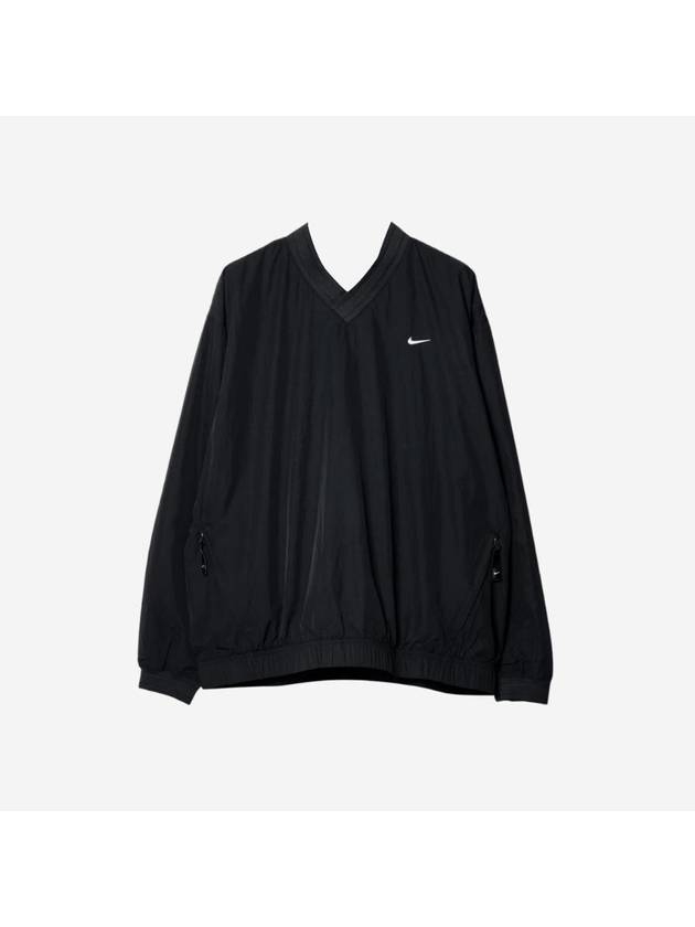 Solo Swoosh Windshirt Black White Asia - NIKE - BALAAN 1