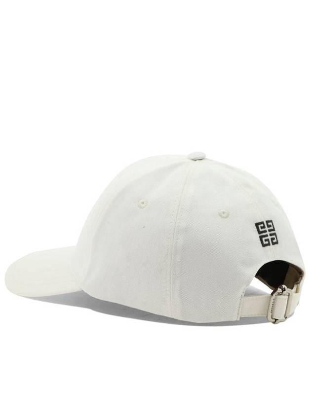 4G Embroidered Logo Ball Cap White - GIVENCHY - BALAAN 4