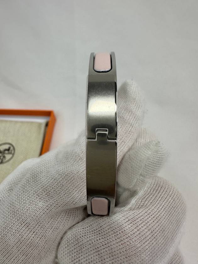 Kelly Mini Click Women Bracelet Silver Pink PM H200004FP1Z - HERMES - BALAAN 6