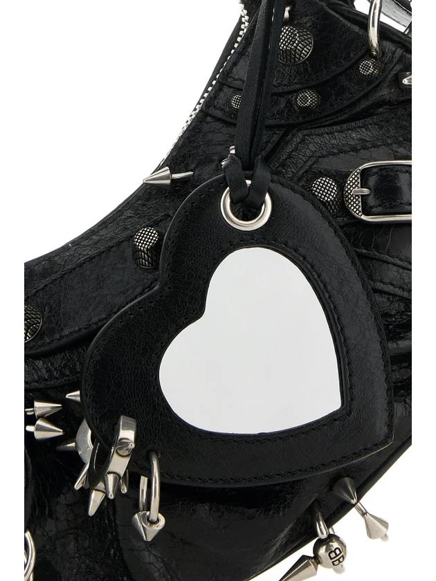 Le Cargol XS Metal Detail Shoulder Bag Black - BALENCIAGA - BALAAN 6