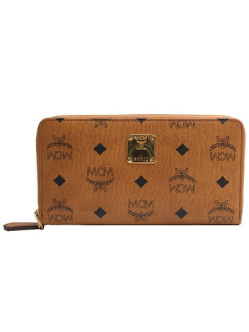 camel print long wallet - MCM - BALAAN 1