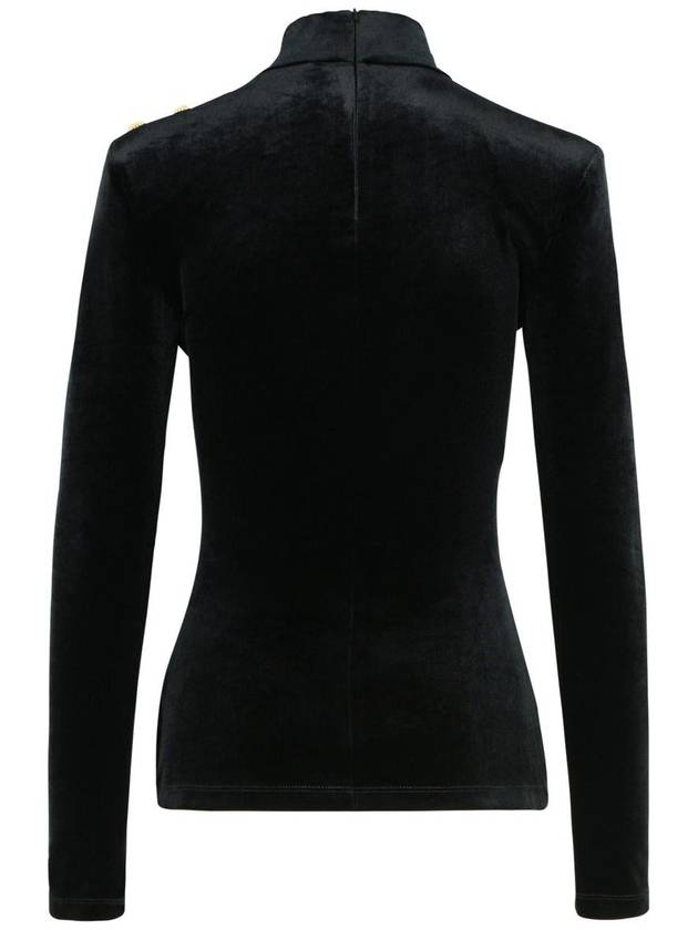 Balmain Black Polyester Turtleneck Sweater - BALMAIN - BALAAN 3