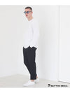 Basic Plain Long Sleeve T-Shirt White - BUTTON SEOUL - BALAAN 1