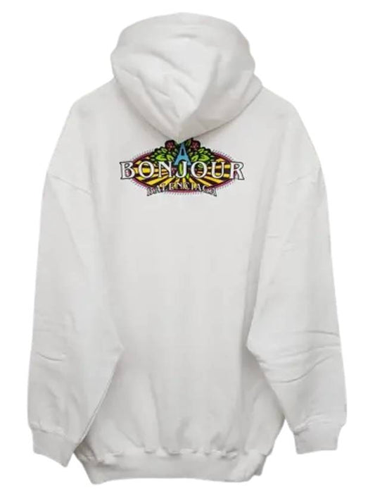 Bonjour Hooded Top White - BALENCIAGA - BALAAN 2