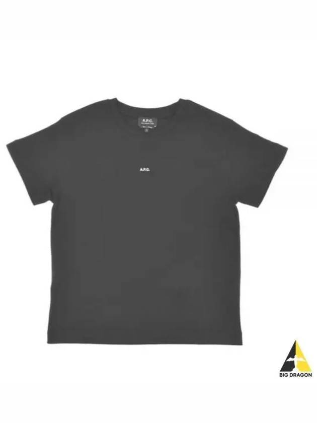 Women's Jade Logo Short Sleeve T-Shirt Black - A.P.C. - BALAAN 2