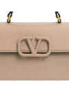 V Sling Small Grainy Calfskin Hand Cross Bag Beige - VALENTINO - BALAAN 9