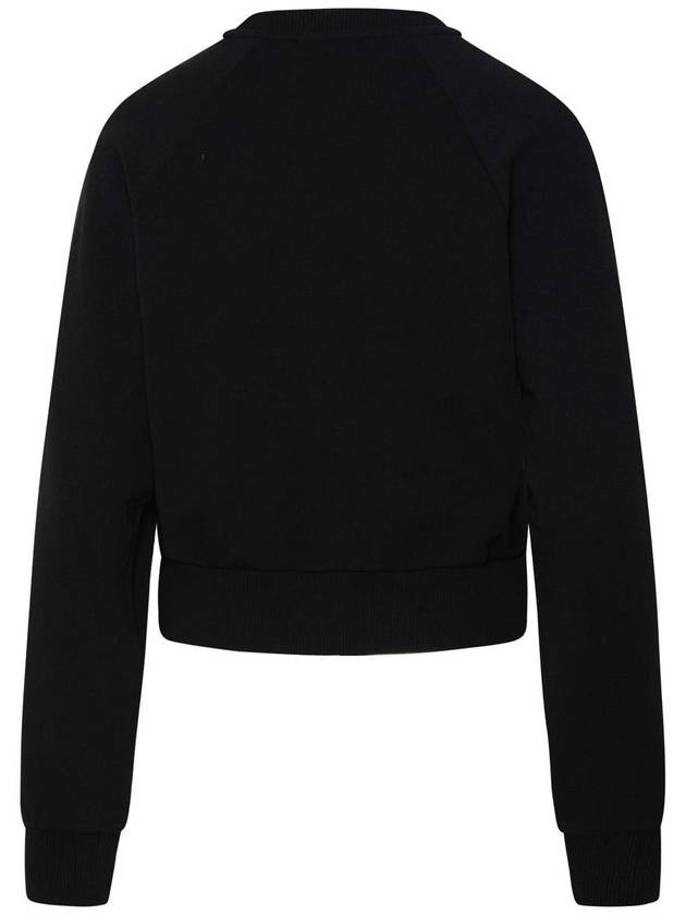 Chiara Ferragni Black Cotton Sweatshirt - CHIARA FERRAGNI - BALAAN 3