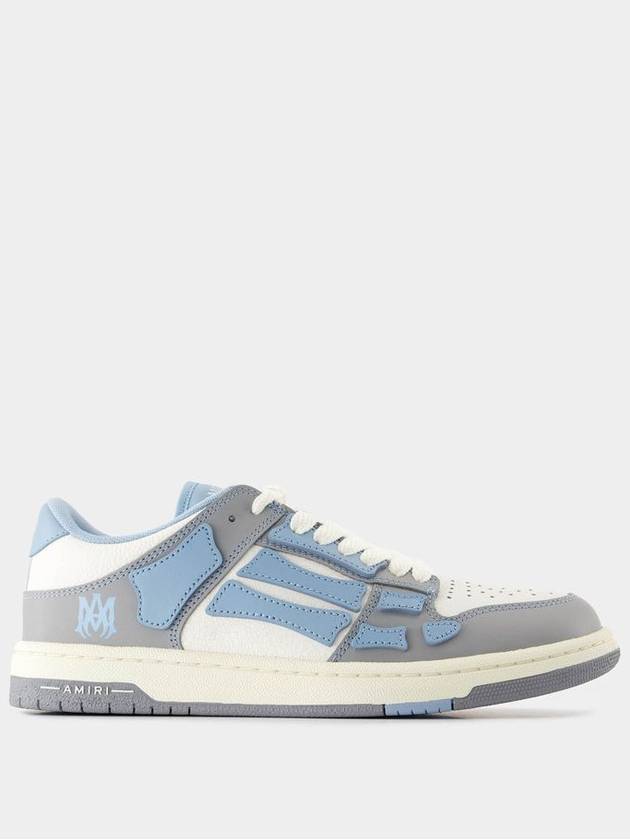 Varsity Skel Top Low Sneakers - Amiri - Leather - Blue - AMIRI - BALAAN 1