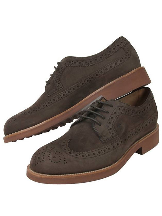 Suede Brogues Brown - TOD'S - BALAAN 2