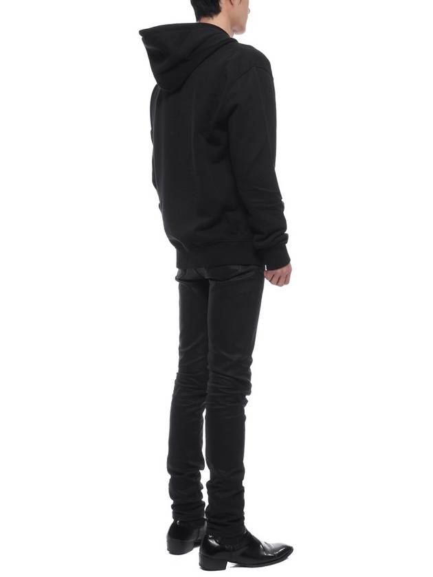 Red Heart Logo Classic Cotton Hoodie Black - AMI - BALAAN 7