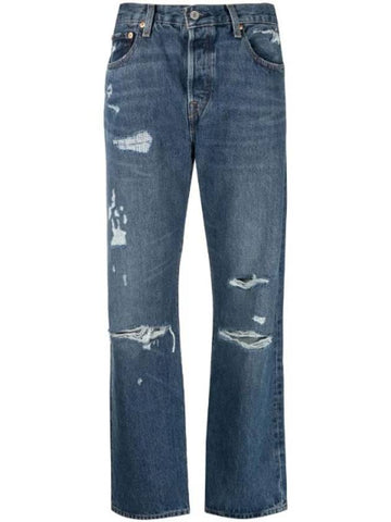 501 90 apos s distressed jeans A19590010 - LEVI'S - BALAAN 1