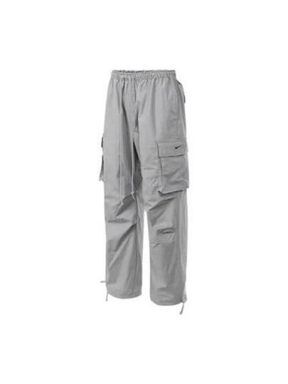 Sportswear Mid-Rise Cargo Straight Pants Light Smoke Grey - NIKE - BALAAN 2