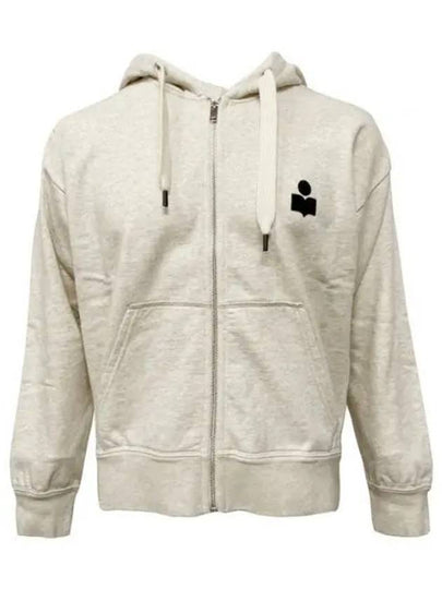 Markus Logo Zip Up Hoodie Ecru - ISABEL MARANT - BALAAN 2