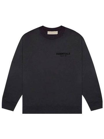 192BT212120F 454 Essential Stretch Rimo Sweatshirt Black Men’s Sweatshirt TLS - FEAR OF GOD - BALAAN 1