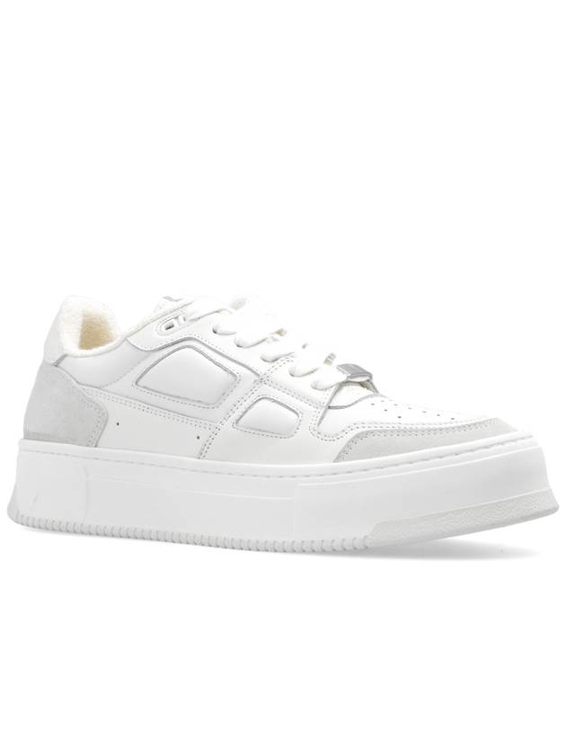 New Arcade Leather Low Top Sneakers White - AMI - BALAAN 5