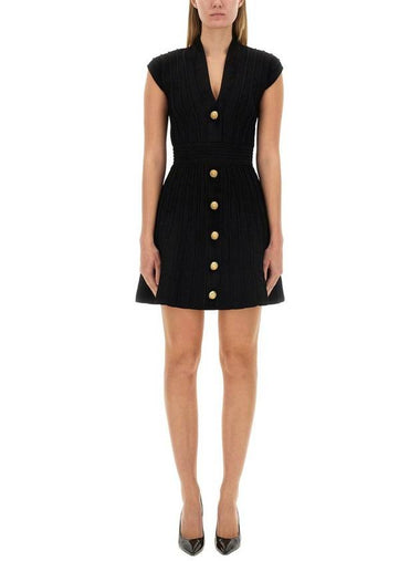 Balmain Velvet Dress - BALMAIN - BALAAN 1